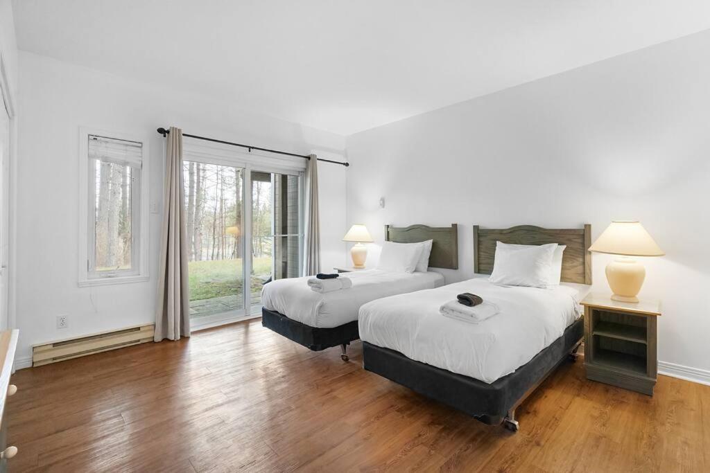 Le Champetre Tremblant 2Bdrs Condo W Fireplace モントランブラン エクステリア 写真